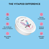 Vitapod Hydra+ Cotton Candy Healthy Hydration Mix - 30 Pods - Electrolytes, Antioxidants, Vitamin C, A, D, E - Water Enhancer and Beverage Mix Packet
