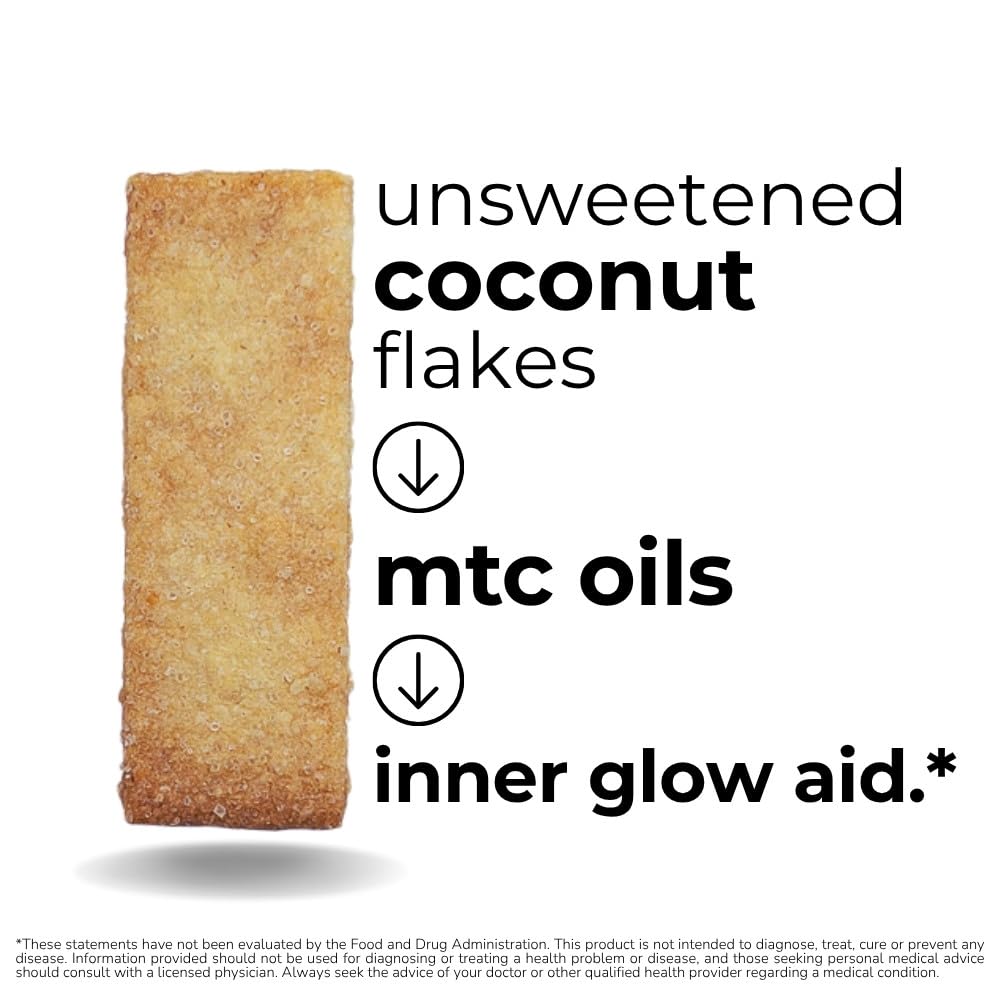 The Panza Coconut Gourmet Cookie Snack Thin & Crispy | Organic, Non-GMO, 100% Natural Ingridients | Mini Pouch 0.7 oz