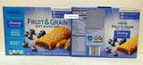 Millville Fruit & Grain Soft Baked Bar Blueberry Naturally Flavored 10.4oz 296g (Two Boxes)