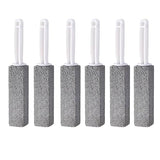 QUOKJHGP 6PCS Effortlessly Remove Stubborn Stains Pumice Cleaning Stone with Handle Pumice Cleaning Stone Toilet Bowl Cleaner Hard Water Ring Remover