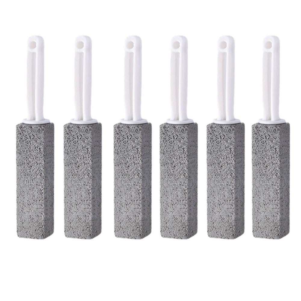 QUOKJHGP 6PCS Effortlessly Remove Stubborn Stains Pumice Cleaning Stone with Handle Pumice Cleaning Stone Toilet Bowl Cleaner Hard Water Ring Remover