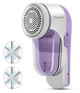 Fabric Shaver Rechargeable, Electric Lint Remover & Pill Remover for Clothes, USB-C Sweater Shaver with 6-Leaf Blade Depiller, Removes Fuzz Pills