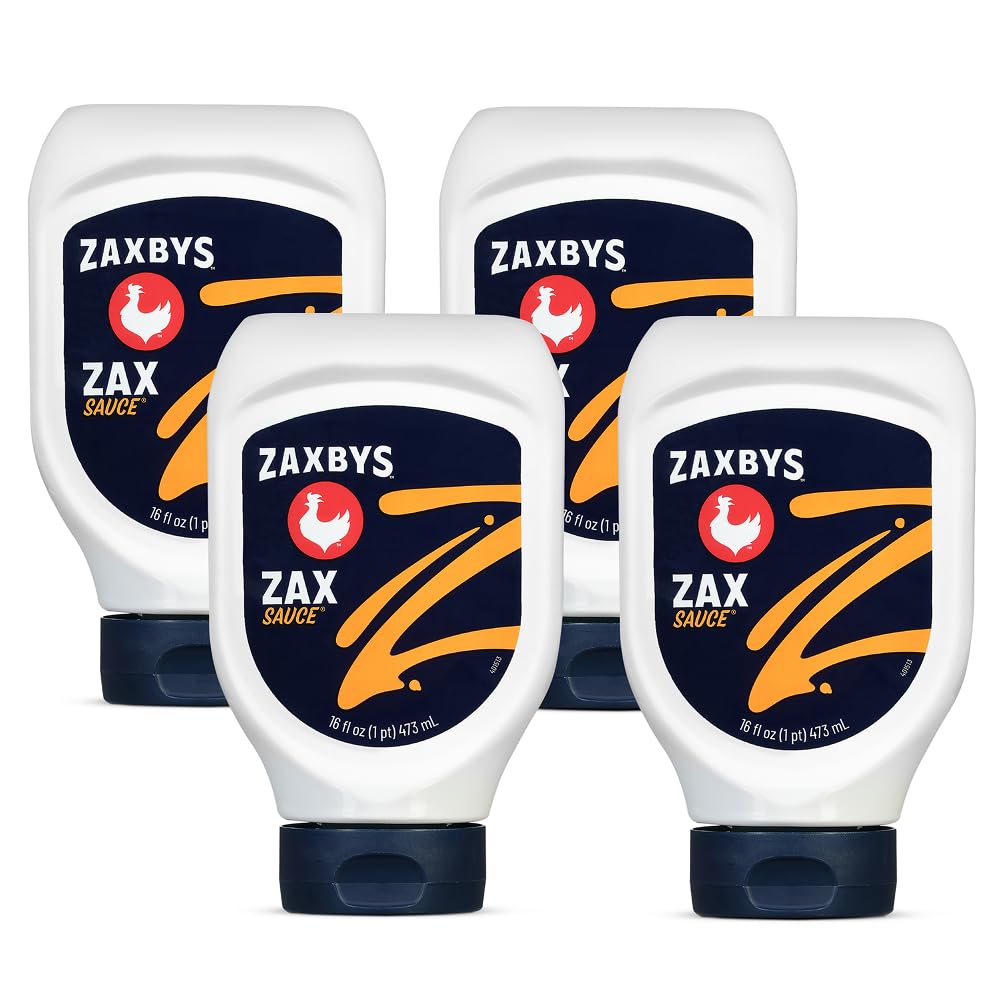 Zaxbys Zax Sauce - Special Dipping Sauce for Chicken, Burgers, French Fries, Wings, Sandwich, & More, Creamy & Smoky Aioli with Pepper, Secret Recipe