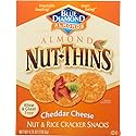 Blue Diamond Growers - Almond Nut-Thins Nut & Rice Cracker Snacks Cheddar Cheese - 4.25 oz (pack of 2)