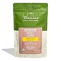 Teeccino Organic Instant French Roast Herbal Latte - 14 Servings - Creamy Oat & Coconut Latte Plus MCT Oil with a Bold, Coffee-Like Blend of Roasted