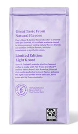 Naturally Flavored Lavender Vanilla with Other Natural Flavors Light Roast Ground Coffee 12oz Good & Gather