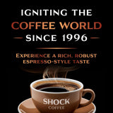 Shock Coffee Variety Pack | Try Extra Strength & Espresso 9.5 | High Caffeine Single Serve Coffee Pods | Medium Dark Roast | 20 Count