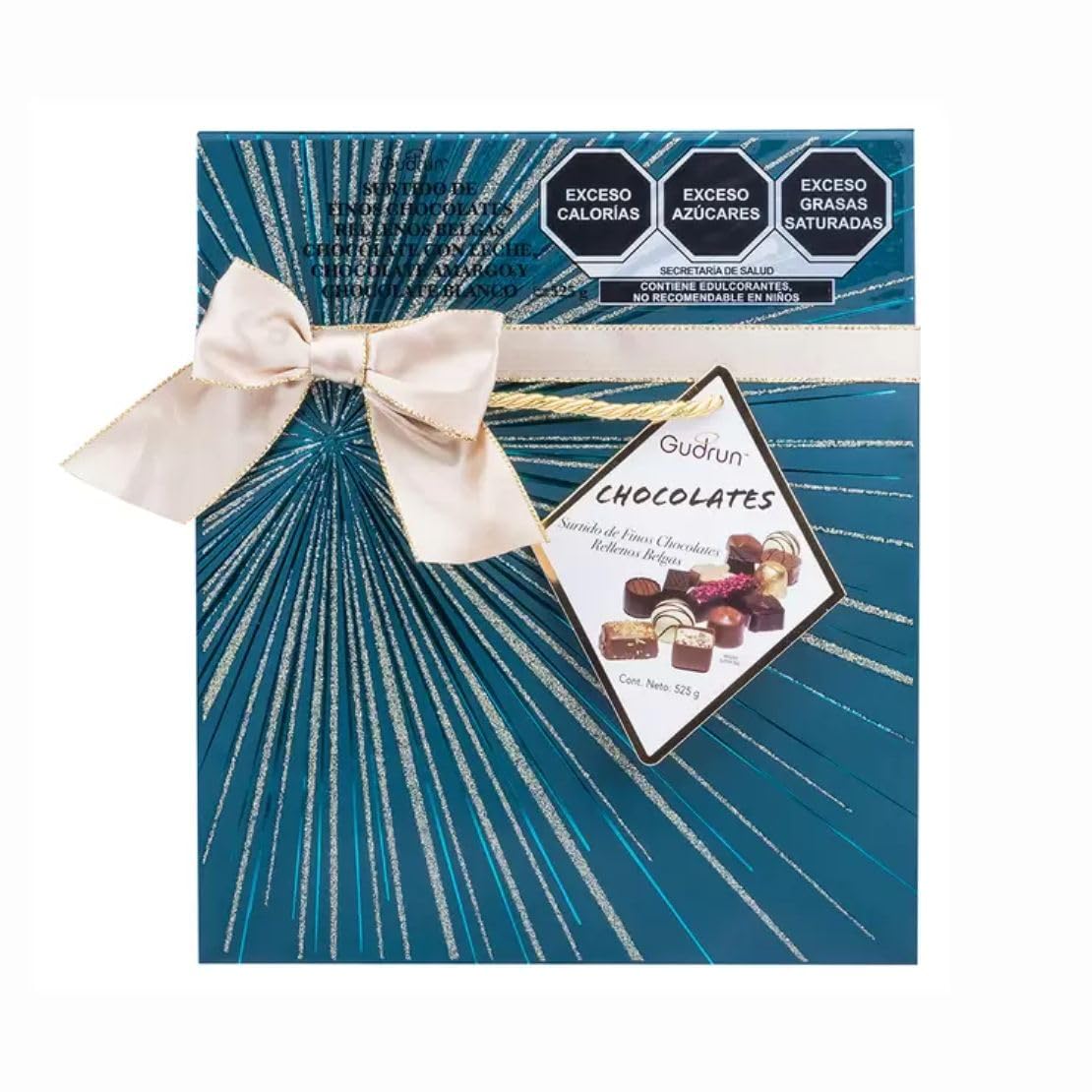 Gudrun Belgian Chocolate Box Bag Assorted Chocolates (18.34 Oz) (1.14 Lbs) (6 Pack)