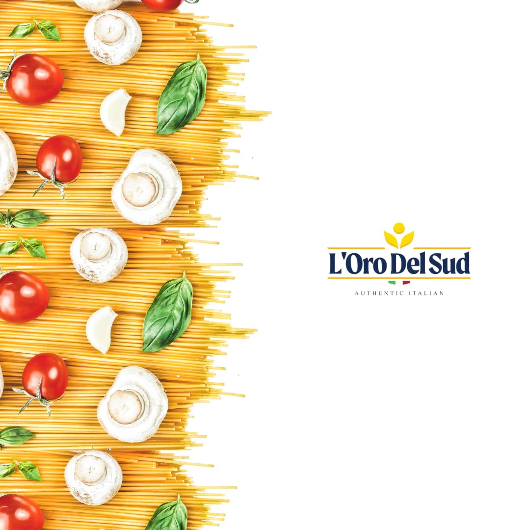 Organic Fettuccine Pasta, 20 pack, 100% Durum Wheat, Italian Pasta, Premium Quality Product of Italy 16 Ounce (20 Pack) by L'Oro del Sud