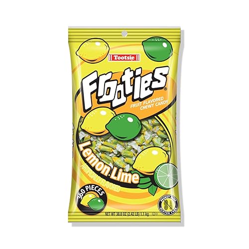 Lemon Lime Frooties - Tootsie Roll Chewy Candy - 360 Piece Count, 38.8 oz Bag