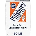 General Mills Cake Donut Mix - 50 lb Bulk Bag, Tender & Flavorful Baking Mix for Food Service