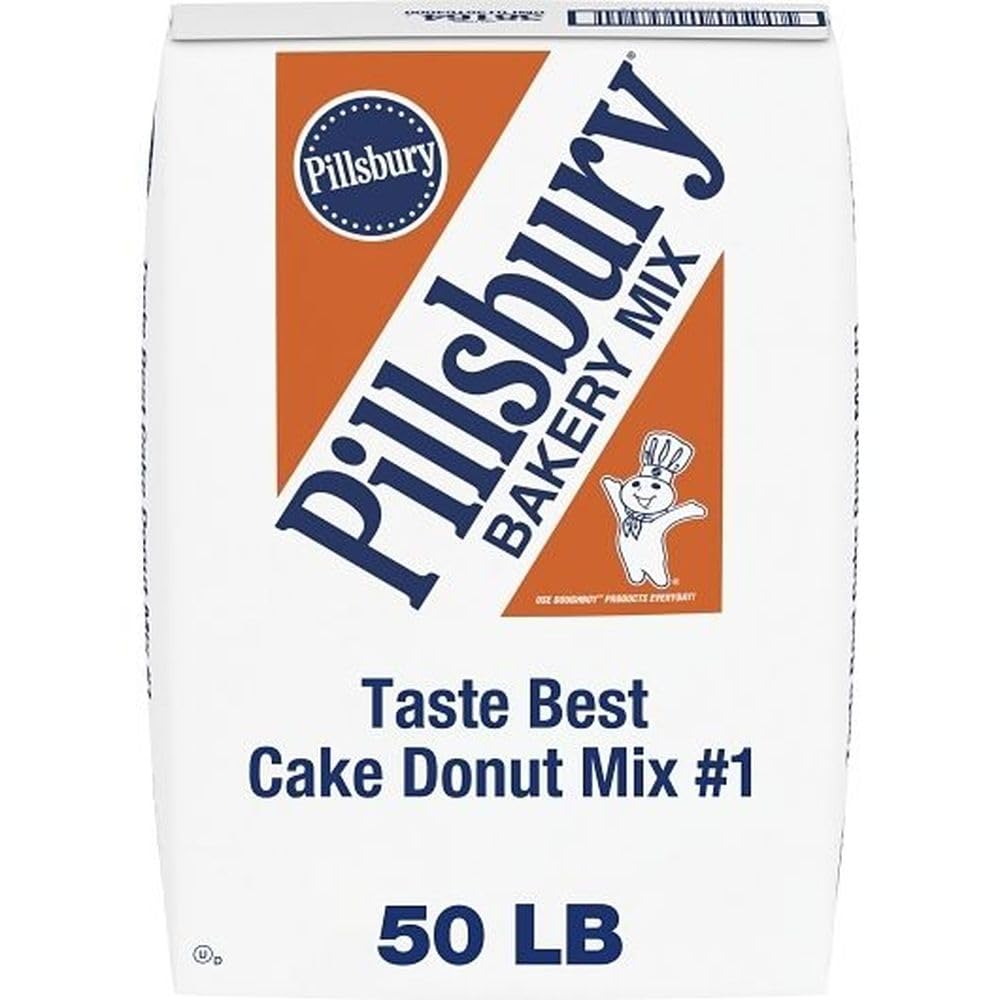General Mills Cake Donut Mix - 50 lb Bulk Bag, Tender & Flavorful Baking Mix for Food Service