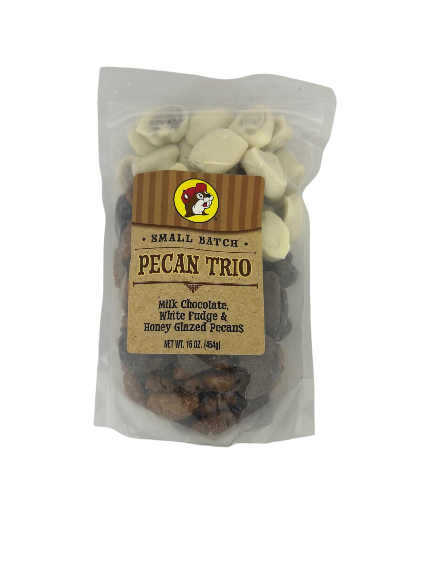 Buc-ee's Organic Pecans - Candied Pecans, Roasted, Salted, Glazed & Chocolate-Covered | Variety of Flavors | Whole & Halves | Non-GMO Snacks