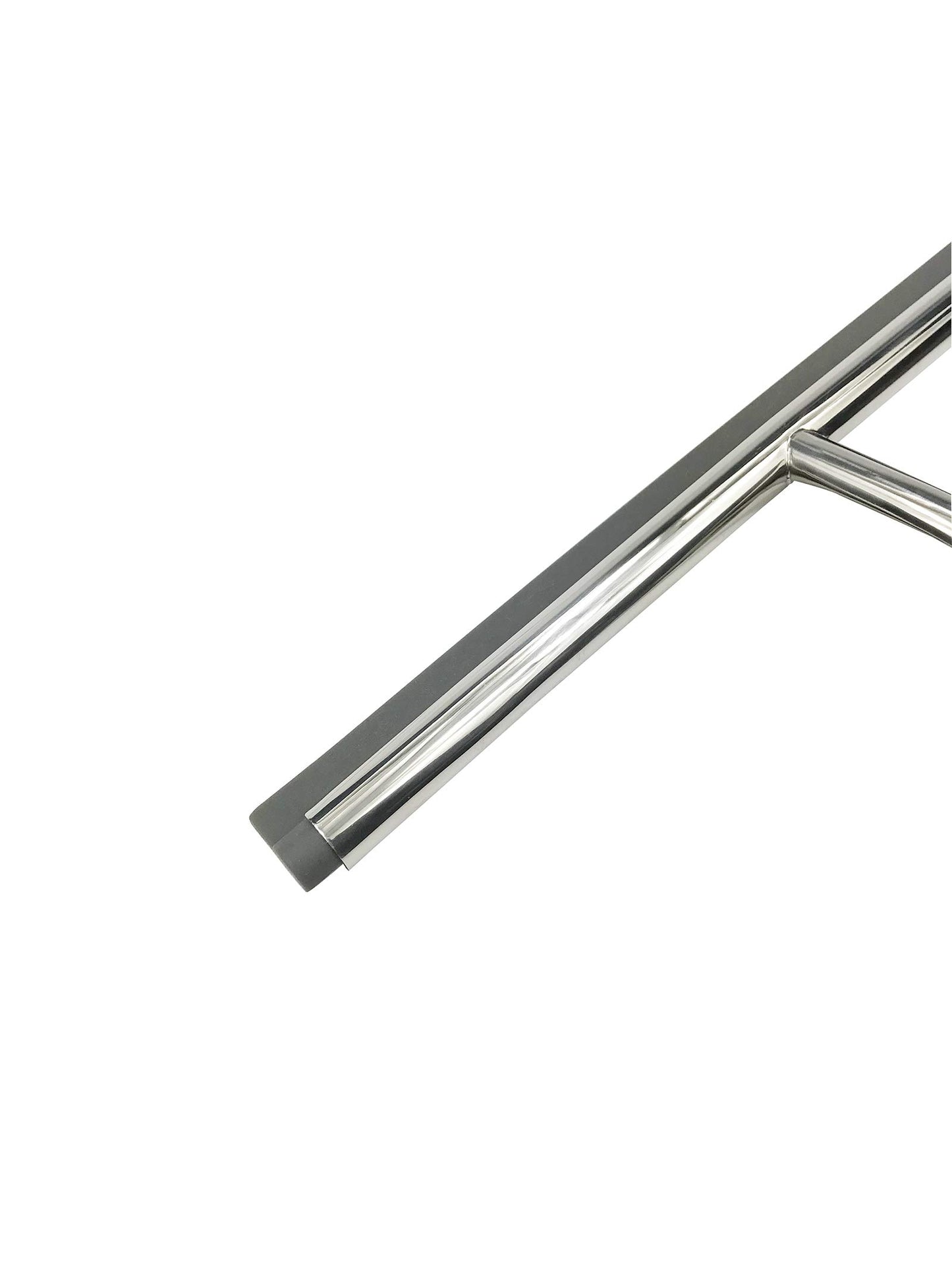 Kanfasphy Shower Squeegee,Stainless Steel Glass Wiper Silicon Blade Squeegee,Bathroom Mirror Cleaner with Hanging Hook