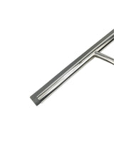 Kanfasphy Shower Squeegee,Stainless Steel Glass Wiper Silicon Blade Squeegee,Bathroom Mirror Cleaner with Hanging Hook