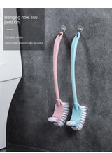 XINCHANG Bathroom Toilet Bowl Brush and Holder Set Bathroom Deep Cleaning Toilet Cleaner Scrubber with Bristle for Dead Corner Clean (Green)