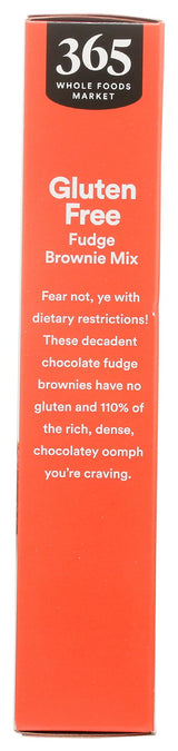 365 by Whole Foods Market, Gluten-Free Brownie Mix, 15 Ounce