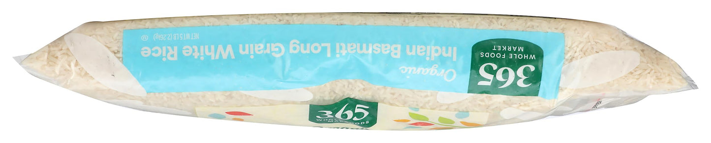 365 by Whole Foods Market Organic White Basmati Rice, 80 OZ