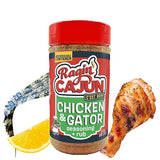 Ragin' Cajun Chicken or Gator Cajun Seasoning - 8 oz Shaker, Gluten-Free, No MSG - Authentic Louisiana Spice for Poultry & Exotic Meats