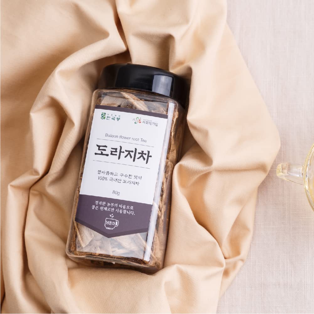 Korean Roasted Balloon Flower Root Tea Doraji 70 g / 2.5 oz [??? ????] Bellflower