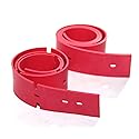 Floor Scrubber Rubber Squeegee Blade Kit (2pcs) for elife Model 300X (Squeegee 33" for 300X(MX3Z))