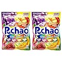 Japanese UHA Mikakuto Soft Chewy Candy with Gummy Bits 2packs (Fruit 4 Flavors)