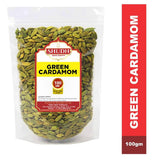 SHUDH GREEN CARDAMOM 100GM | 3.5 oz Green Cardamom Pods Spice (Hari Elachi) ~ All Natural | Vegan | Gluten Friendly | NON-GMO | Product of India