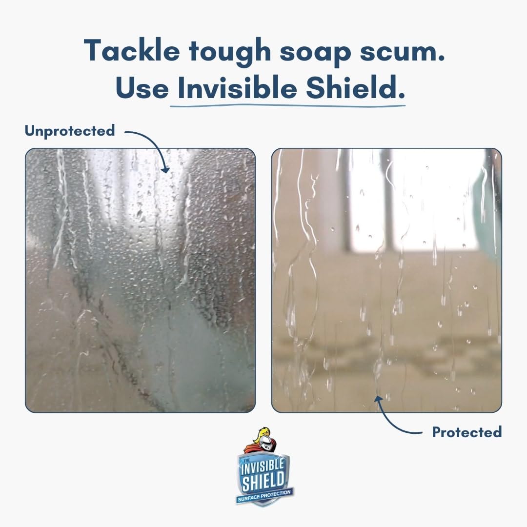 Invisible Shield- Glass Coating & Restorer Pack (10 oz) Cleaner & Glass Treatment for Showers & more