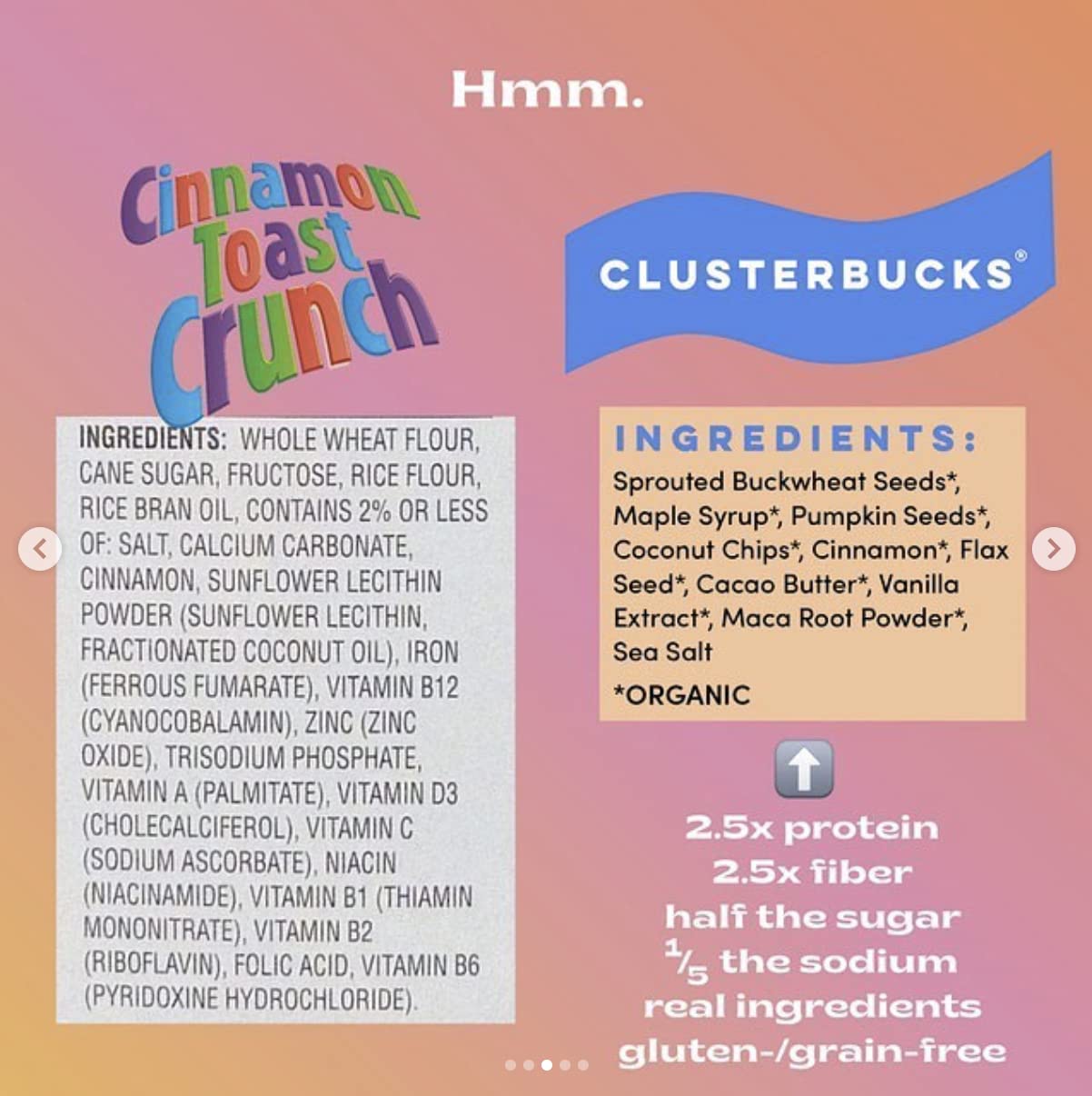 Lil Bucks Clusterbucks Grain-Free Superfood Clusters made with Sprouted Buckwheat and Adaptogens, Gluten Free Snack (Snickerdoodle, 6 Pack)