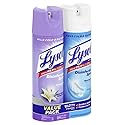 Lysol Disinfectant Spray, Early Morning Breeze + Crisp Linen, 38oz (2x19oz)