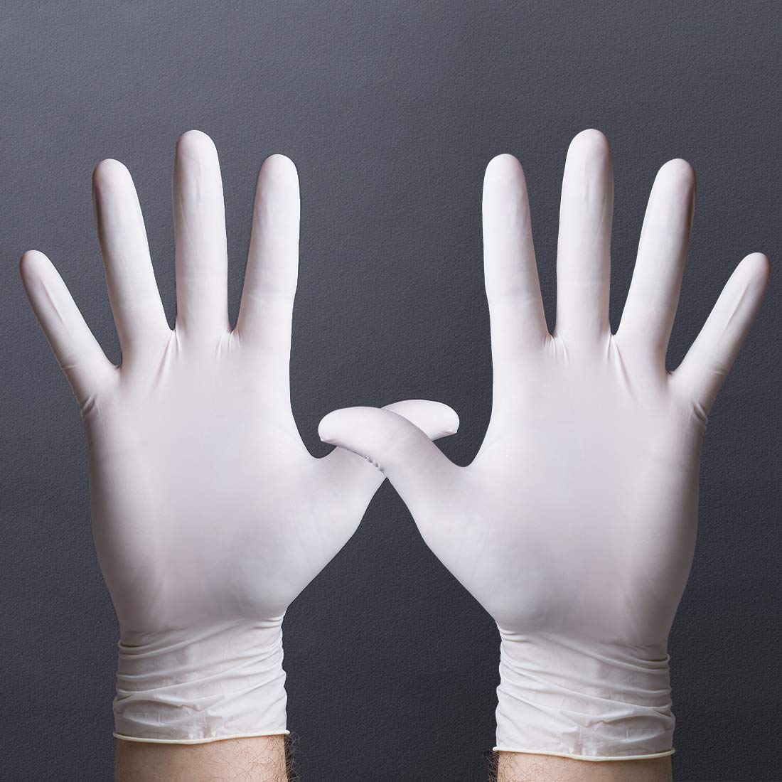 100 pcs Nitrile G10ve, Disposable Powder Free Nitrile G10ves, Home/Food Service and More, M Size