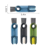3 in 1 Cup Lid Gap Cleaning Brush Set, Multifunctional Insulation Bottle Cleaning Tools, Mutipurpose Tiny Silicone Cup Holder Cleaner, Home Kitchen