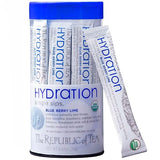 The Republic of Tea Hydration Blue Berry Lime Single Sips, 14 Count