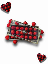 Bergen marzipan 18 piece Gift Box Strawberry Shape Marzipan