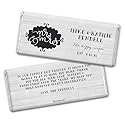 Rustic Wedding Favors for Guests Personalized Chocolate Bars (24 Pack) - Bridal Shower Favors for Guests, Rustic Wedding Candy