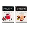PROTIFIT - High Protein Berry Blast & Strawberry Kiwi Fruit Drink 2 Pack, 15g Protein, Low Calorie, Sugar Free, Ideal Protein Compatible, 7 Servings