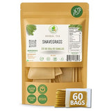 Cola de Caballo Té (Shavegrass/Horsetail Tea) - 60 Tea Bags - 100% Natural, Vegan, Herbal - Gluten-Free, Non-GMO - by Bexpertsusa