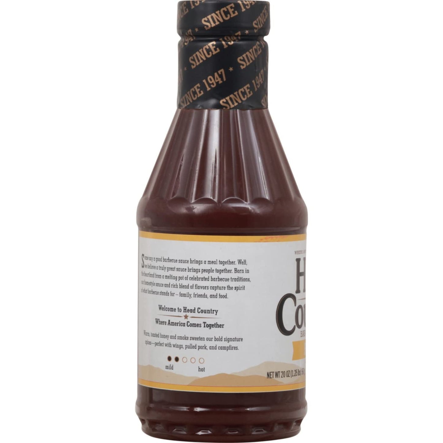 Head Country Bar-B-Q Sauce, Honey | Gluten Free, Soy Free BBQ Sauce With No Allergens Or Preservatives | Sweet & Smoky Championship Barbecue Sauce