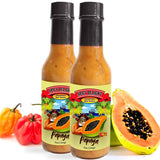 Spicy Delight Papaya Habanero Hot Sauce - Aruba Hot Sauce Made With Habanero Pepper, Papaya, and Spices, Caribbean Inspired Sweet Spicy Sauce, Gluten