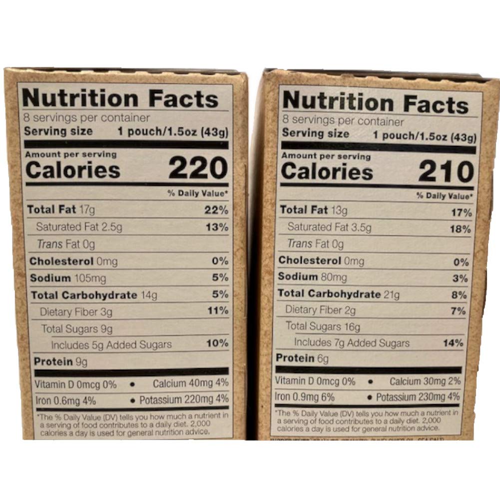 On The Go Trail Mix 2 Packs With 16 Individually Packed Bags of Nuts Seeds and Chocolate Gems
