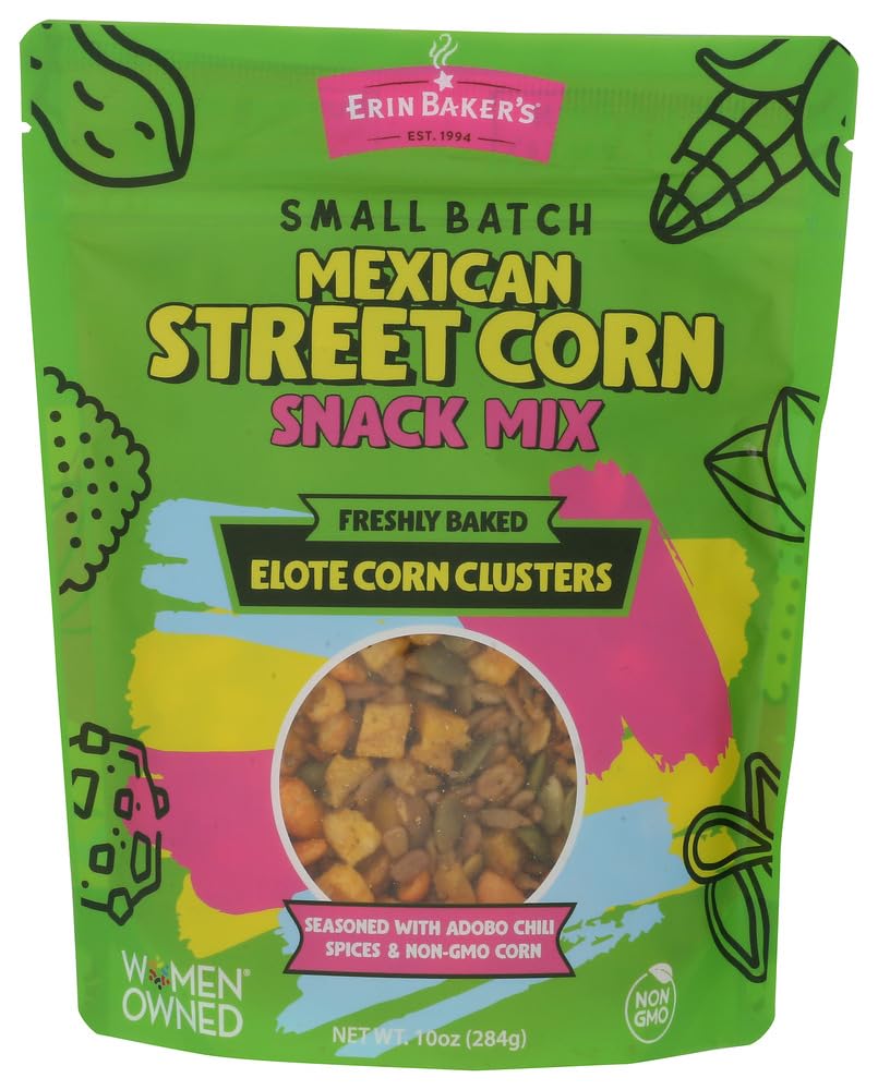 Erin Bakers Mexican Street Corn Snack Mix, 10 Ounce