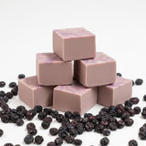 Valley Fudge, Huckleberry, Fresh Artisan Fudge, Real Butter, Real Butter, Gourmet Candy, Half Pound Package