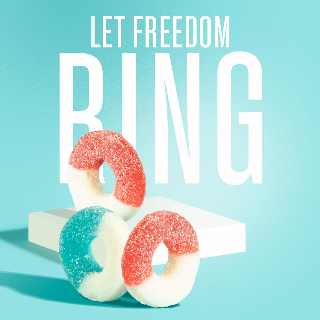 Albanese Candy, Gummi Freedom Rings, 4.5-pound Bag