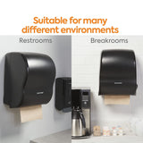 Coastwide Professional Recycled Hardwound Paper Towels, 1-Ply, 800 ft./Roll, 6 Rolls/Carton