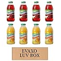 LUV BOX- variety Everfresh Juice 16 oz. pack of 8 , Everfresh Cranberry Apple , Everfresh Kiwi Strawberry. by evaxo