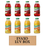 LUV BOX- variety Everfresh Juice 16 oz. pack of 8 , Everfresh Cranberry Apple , Everfresh Kiwi Strawberry. by evaxo