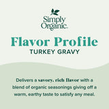 Simply Organic, Turkey Flavored Gravy Mix, 0.85 Oz
