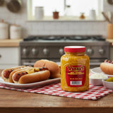 Buffalo's Own Weber's Brand Hot Texan Sandwich Sauce - Spicy Mustard Relish Fusion | Vegan, Gluten-Free, 16oz
