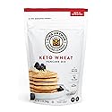 King Arthur Keto Wheat Pancake Mix: Low Carb, High Protein Breakfast Solution - Just Add Water for Fluffy Pancakes or Waffles - Non-GMO, Kosher Certified, 12 oz Pouch