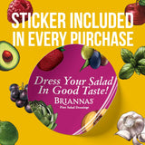 BRIANNAS - Home Style Asiago Caesar Dressing - Fine Salad Dressing made with Premium Ingredients - Gluten Free & Low Sugar Dressing - 12 oz. Bottles